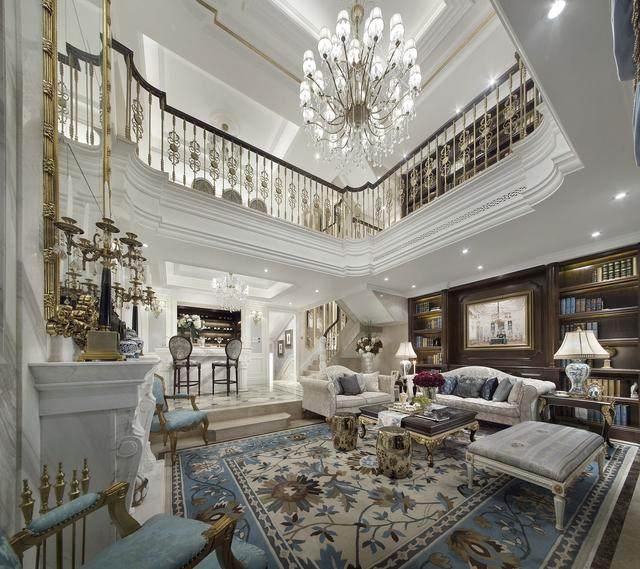 360平米法式风格独栋别墅,兼备优雅豪华舒适,营造浪漫情调