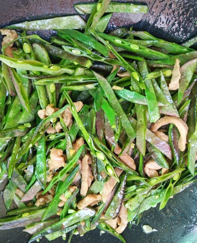 家常柴扁豆炒肉丝