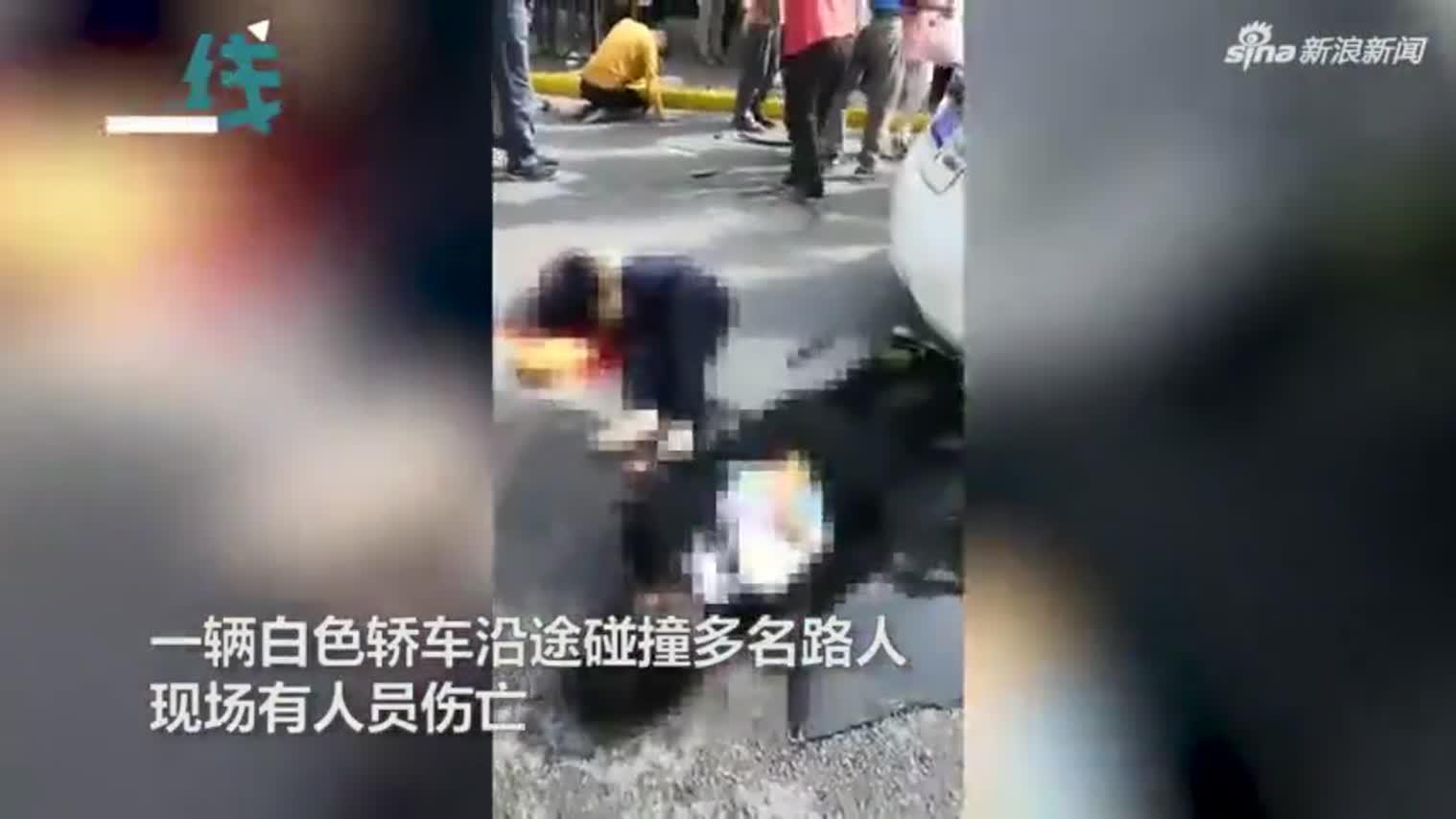 男子在上海驾车操作不当 撞对向车道2辆轿车致4伤|事故|车祸_新浪新闻