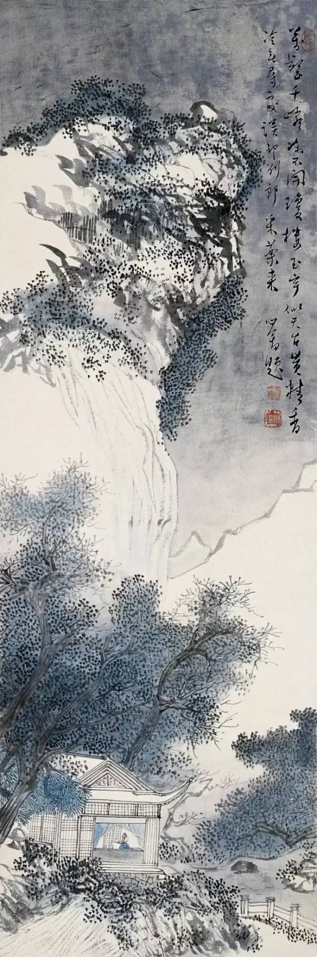 溥儒的雪景山水,美醉了!