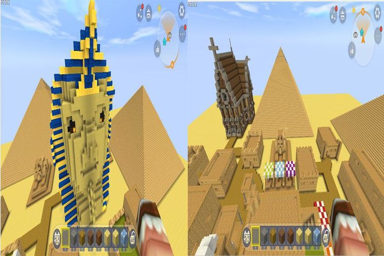 迷你世界萌新没见过的3个名筑金字塔神还原它却让我泪花了