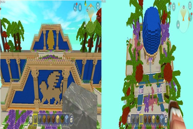 迷你世界萌新没见过的3个名筑金字塔神还原它却让我泪花了
