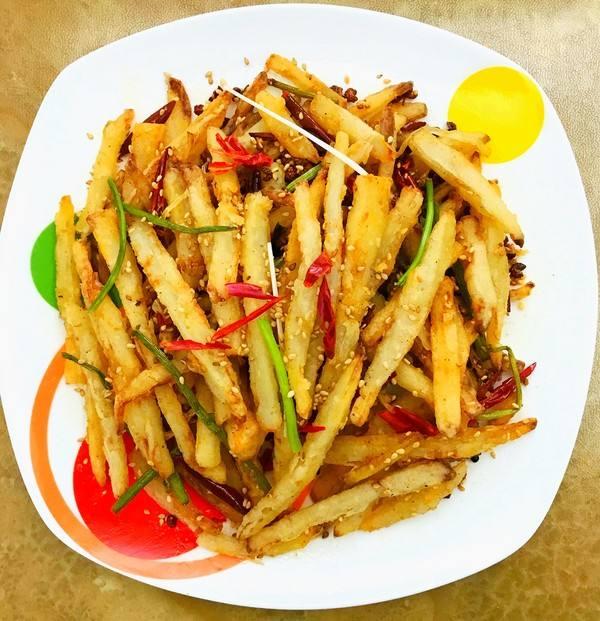 干煸藕丝一正宗武汉小吃
