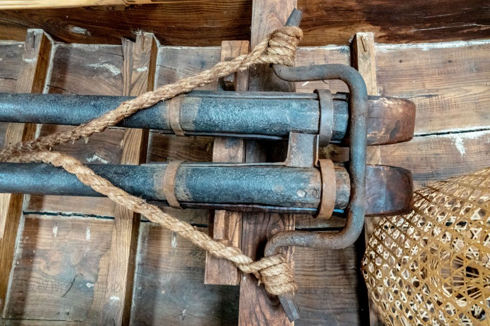 白洋淀渔民的大抬杆日寇称为扫帚炮50米处可穿透人体