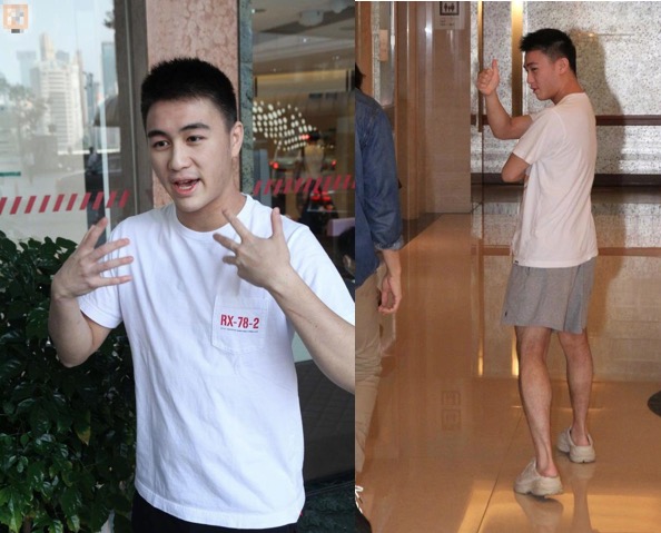 当爸后的何猷君首现身,穿大裤衩腿毛显露无疑,谈及儿子太兴奋