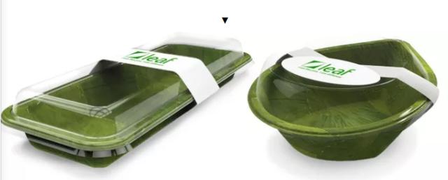 树叶代替塑料制作出一次性餐具！环保100%可降解