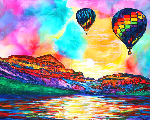 盲人30岁学画,靠手指区别颜料,画出色彩绚烂大世界