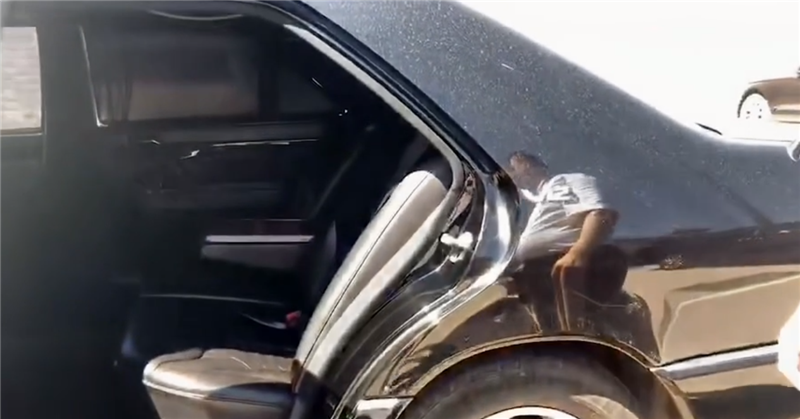 当年澳门赌王何鸿燊座驾，94年奔驰普尔曼，6.2米长，国内仅1台