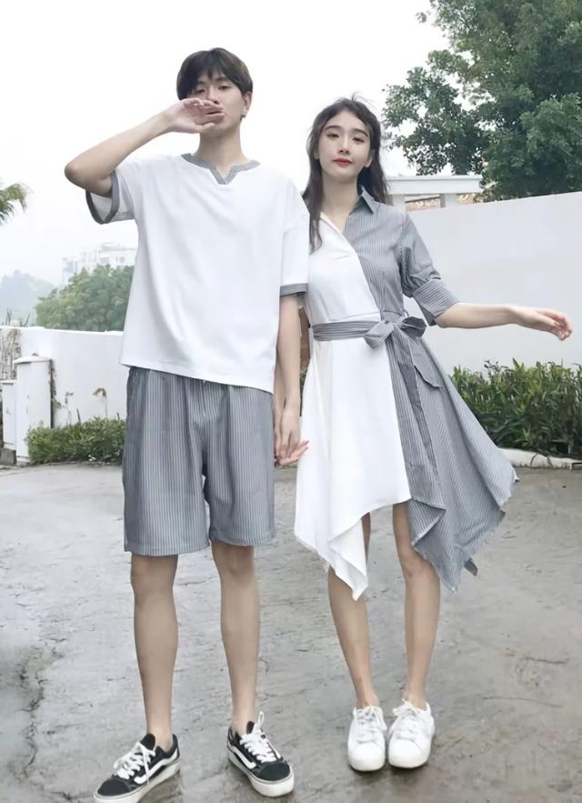 学生党最爱的高颜值情侣装,叫做"你衣我裙",站在一起甜死了!