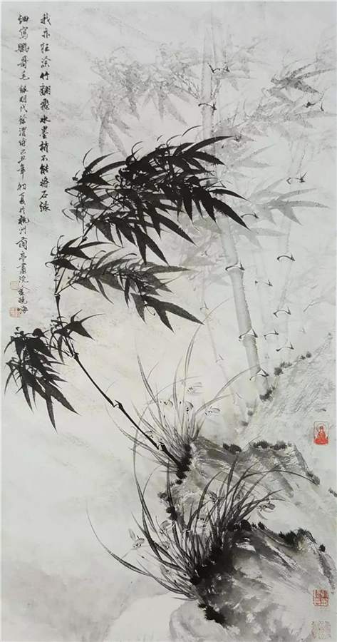 托物言志,意境深远 | 当代著名画家金晓海笔端竹韵赏析