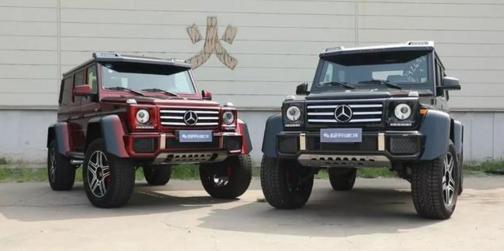 越野宗师——奔驰G500 550 4x4²与普通大G 的区别 图文解读
