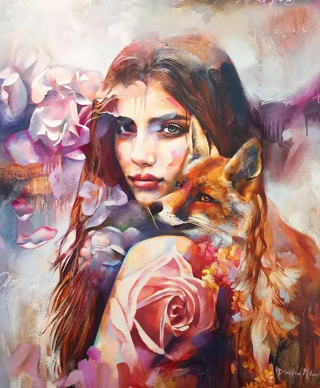我画我梦,我梦我画 | 女画家dimitra milan