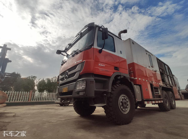 工业血液的勘探者奔驰阿克托斯测井车听说你家有矿