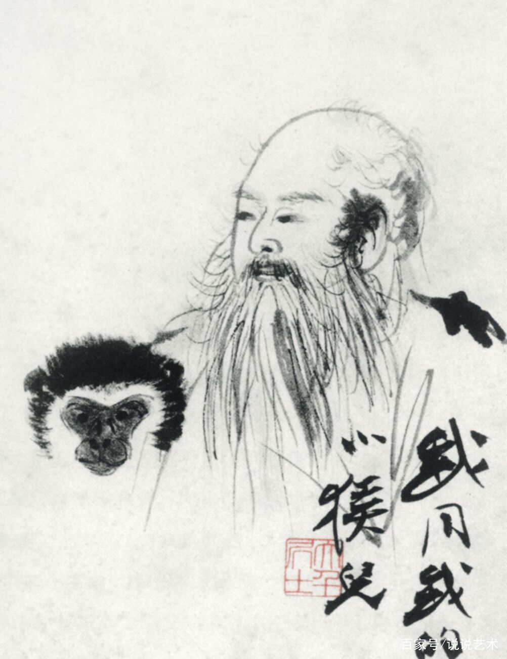 张大千患眼疾须静养少看书作画他开始思考改变画风实行变法