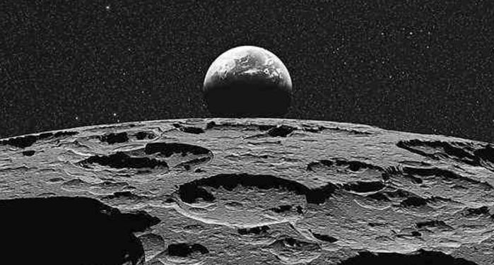 月球正不断远离地球科学家你知道恐龙时代的月亮有多大吗