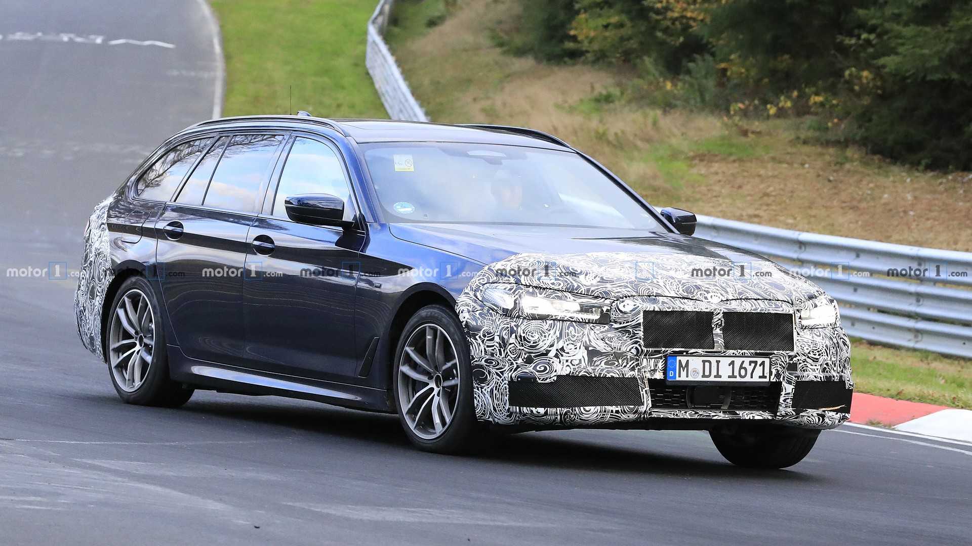 更大的进气格栅，全新宝马5系谍照曝光