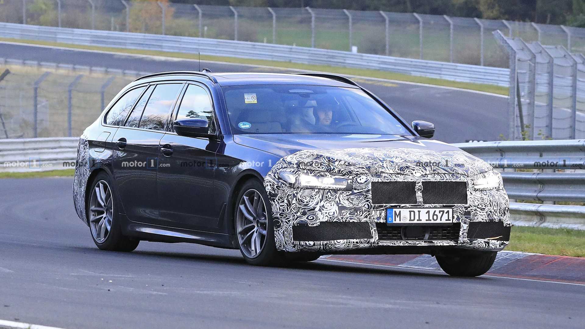 更大的进气格栅，全新宝马5系谍照曝光