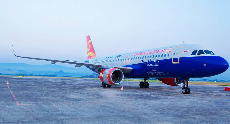 桂林航空目前机队11架(包括3架空客a319,8架空客a320).