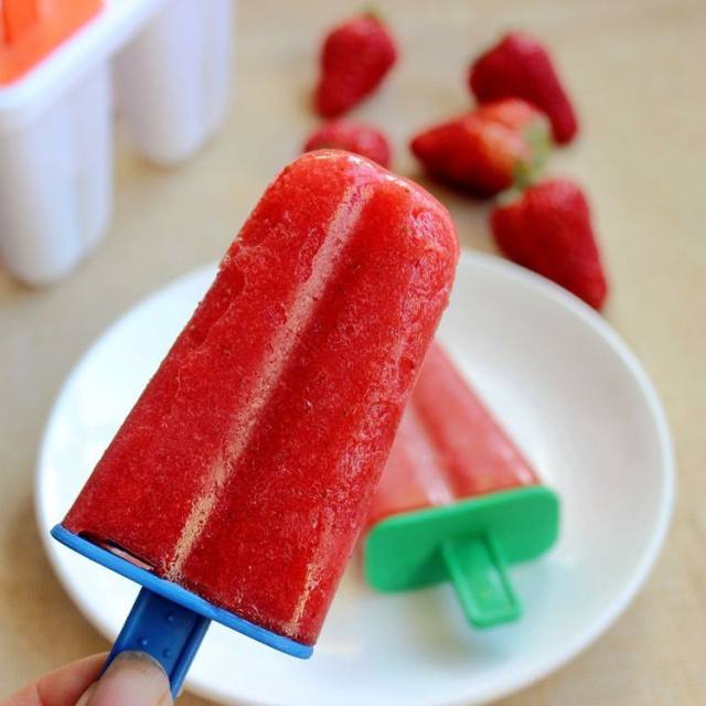 草莓棒冰,酸酸甜甜,夏季人手一款的高颜值冰品