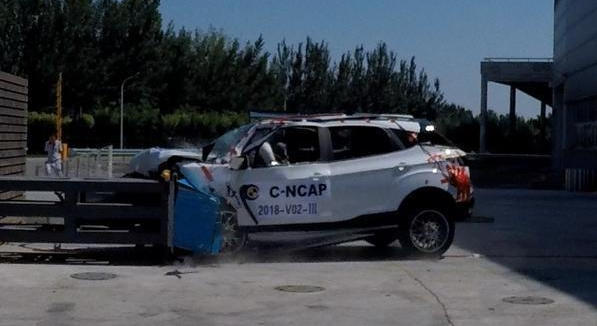 C-NCAP 2018版规则新能源车碰撞：云度π3表现差