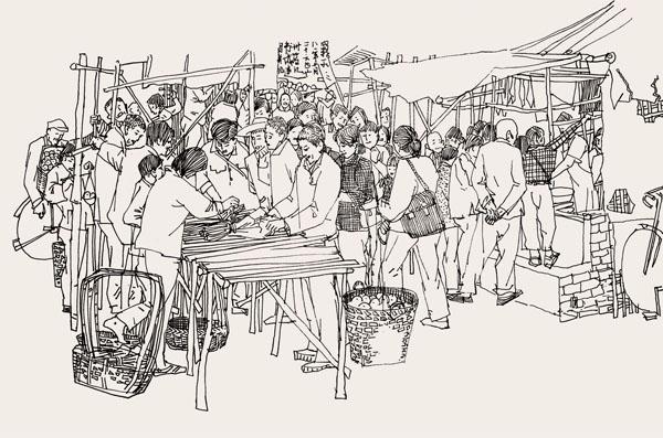 李书成速写作品欣赏