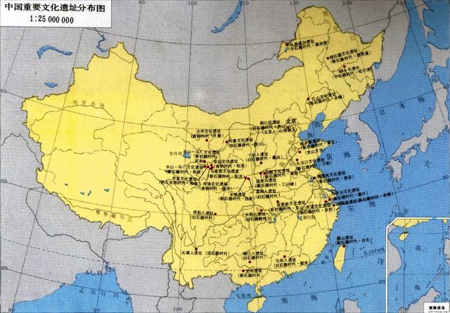 中国文化(文明)站点分布广泛完全有理由相信,随着野外考古的发掘和不