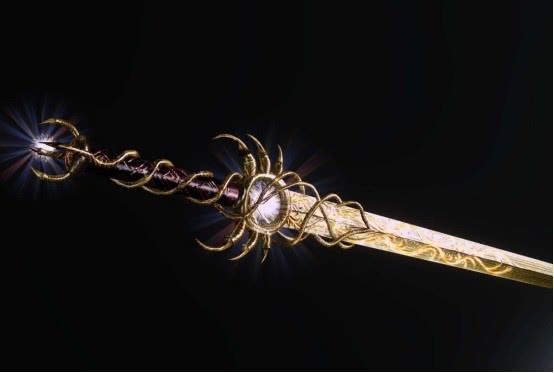 全黑死剑这把武器的可怕之初在于可以杀死宇宙中的强大生物神,而且每