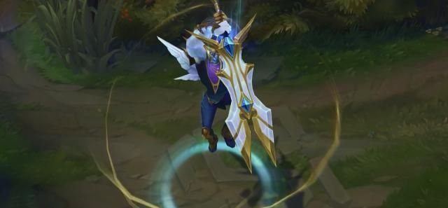 s9赛季奖励皮肤"胜利剑魔"试玩:翅膀贼帅,一半天使一半恶魔