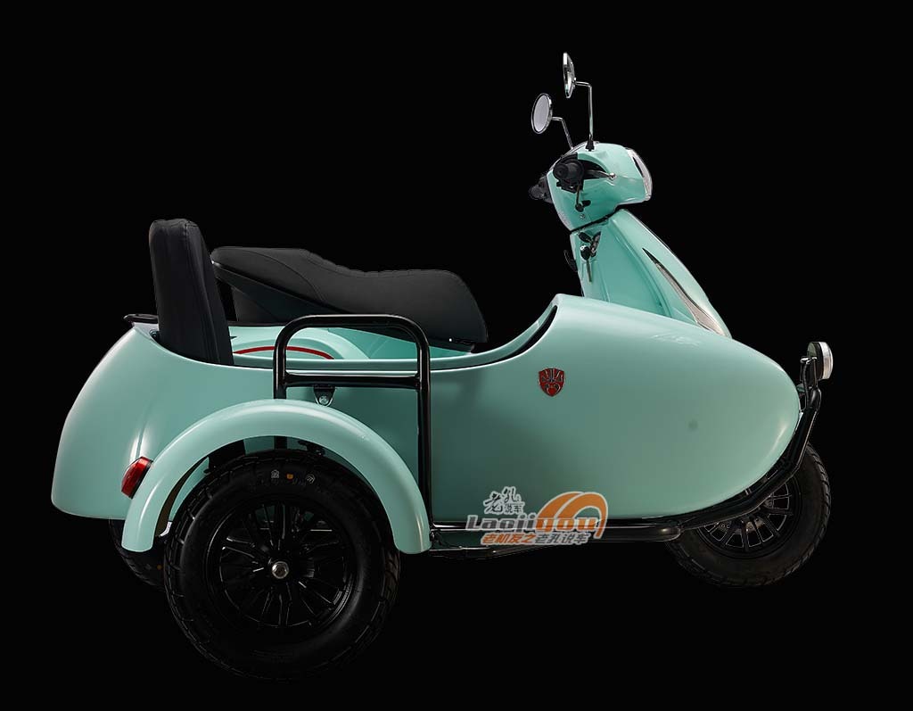 13800元,国内唯一可上牌的环爵踏板挎子升级版上市,竟然砸不烂