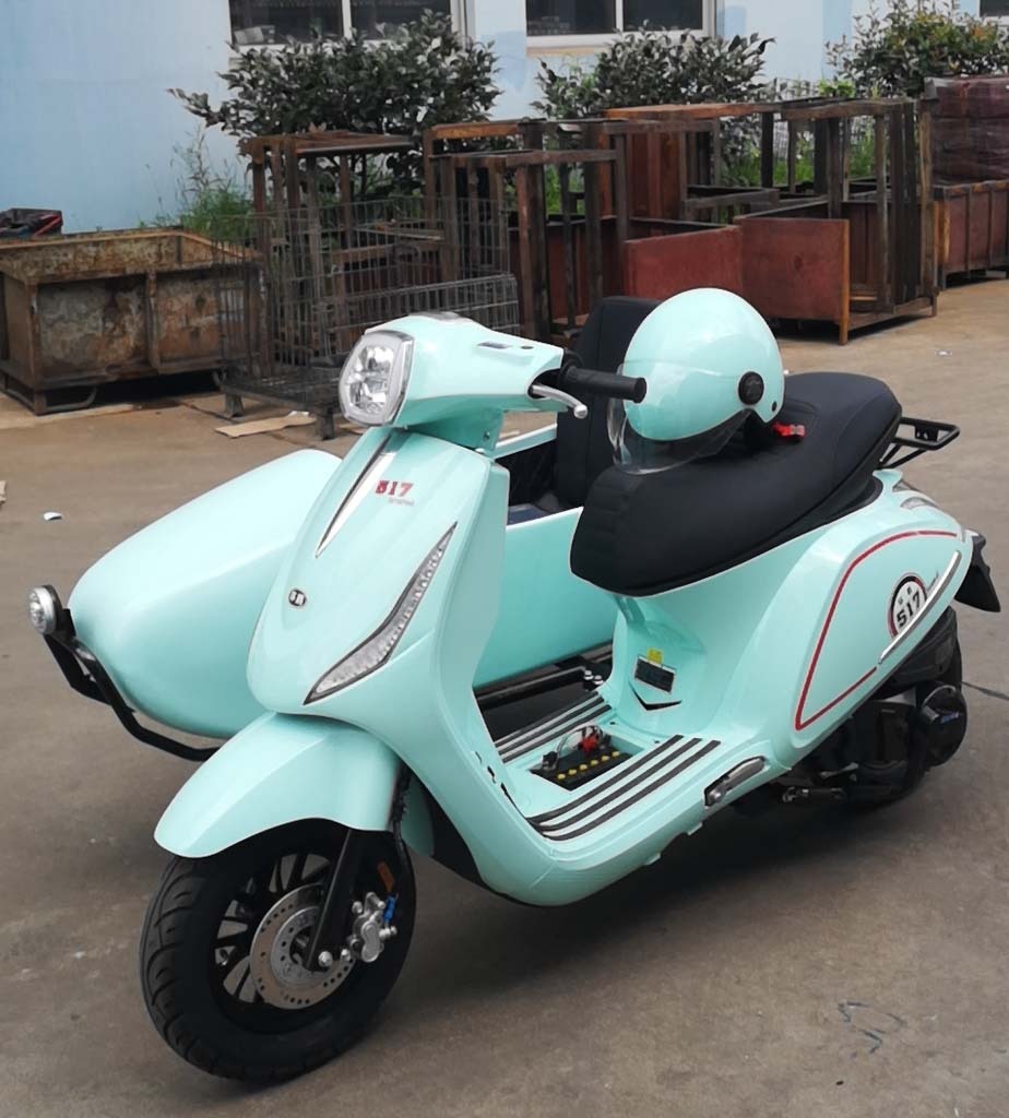 13800元国内唯一可上牌的环爵踏板挎子升级版上市竟然砸不烂