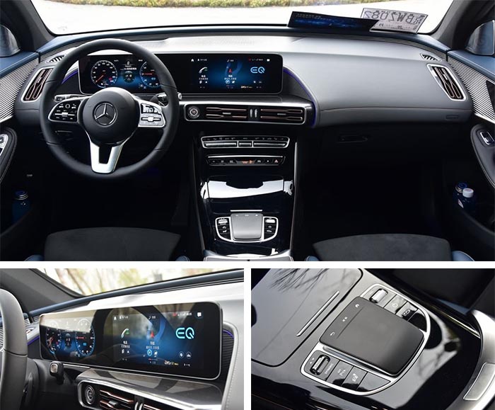 满电能跑415公里,内饰配10.25寸连体大屏,奔驰eqc售57.98万起