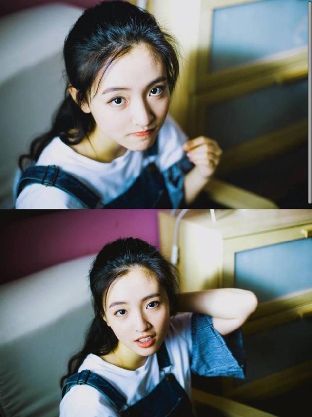吴倩不愧是武大校花私服清新甜美宛如二次元少女太美了
