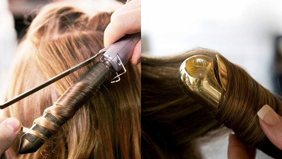 简单的4种电棒卷发使用教学