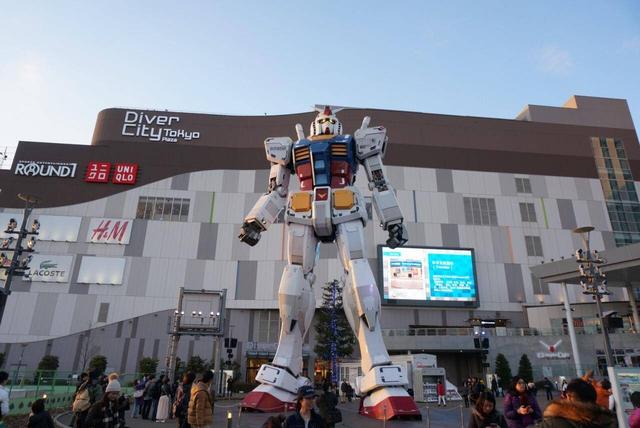 日本高达机器人广场图片