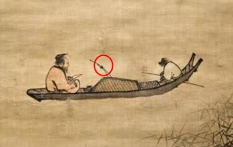 一千年前的寒江独钓图把鱼竿放大后画面不敢相信