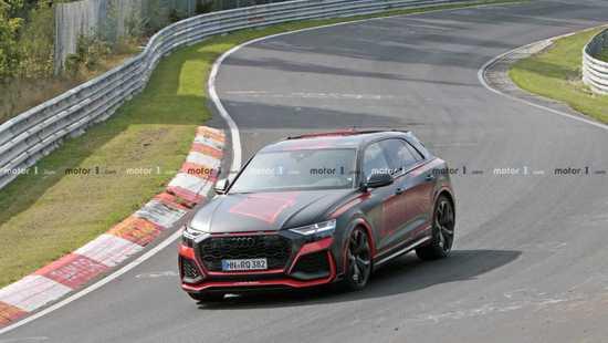 搭载4.0升V8发动机，奥迪RS Q8最新测试照曝光，洛杉矶车展首发