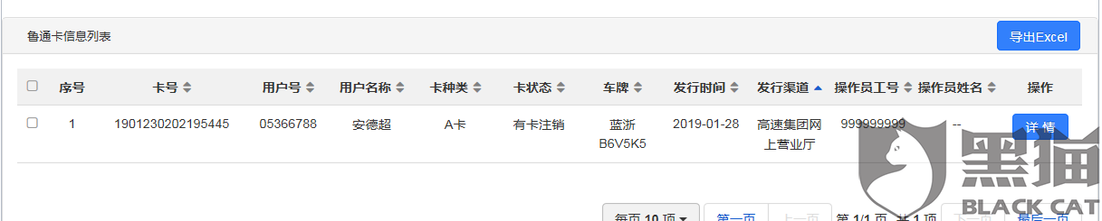 山东高速电话:黑猫投诉:山东高速etc,客服电话95011,注销时间半年之久,打电话客服处理时间给不了,