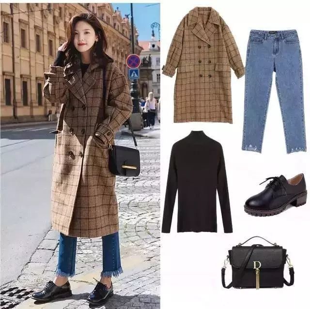 快收下这7款格子大衣搭配文艺英伦风拯救你的秋冬穿搭