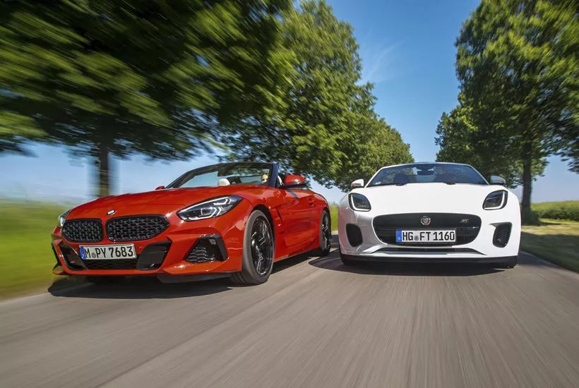 贴地飞行的精灵 当全新宝马z4遇见捷豹f-type