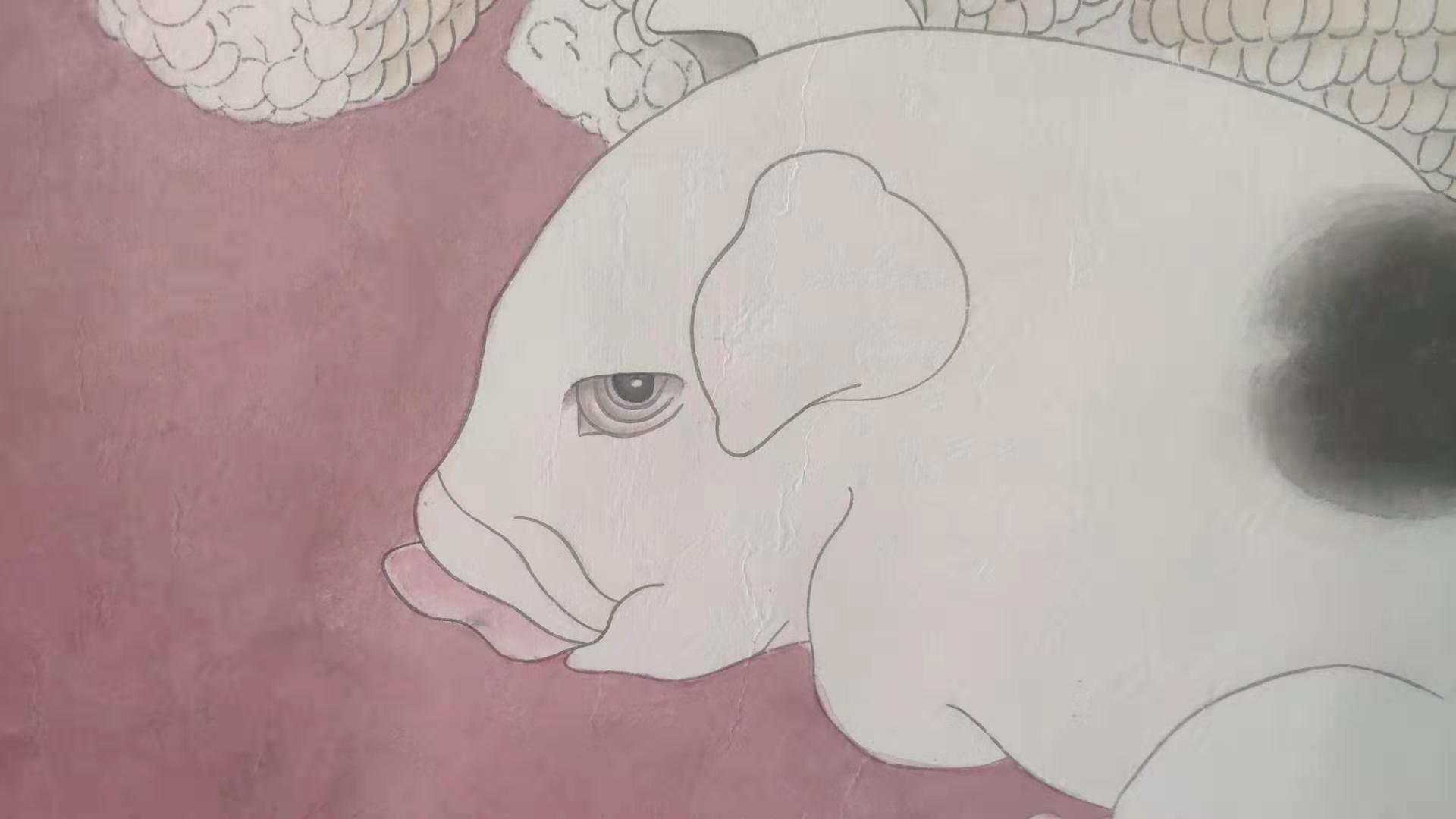 奈曼有个大漠风书画斋,亲身体验工笔画的魅力