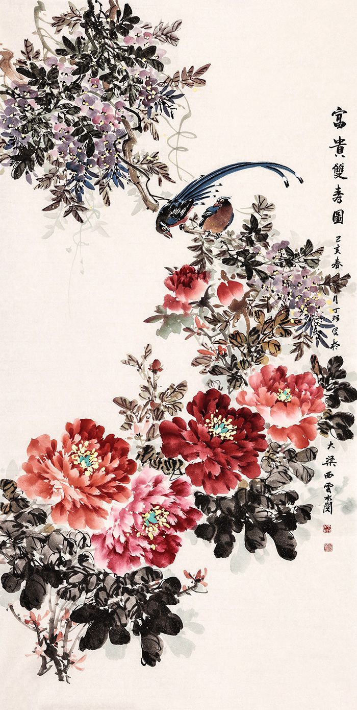 不凡的装饰画 装饰生活真不错 名家字画供您欣赏|牡丹|荷花|花鸟画