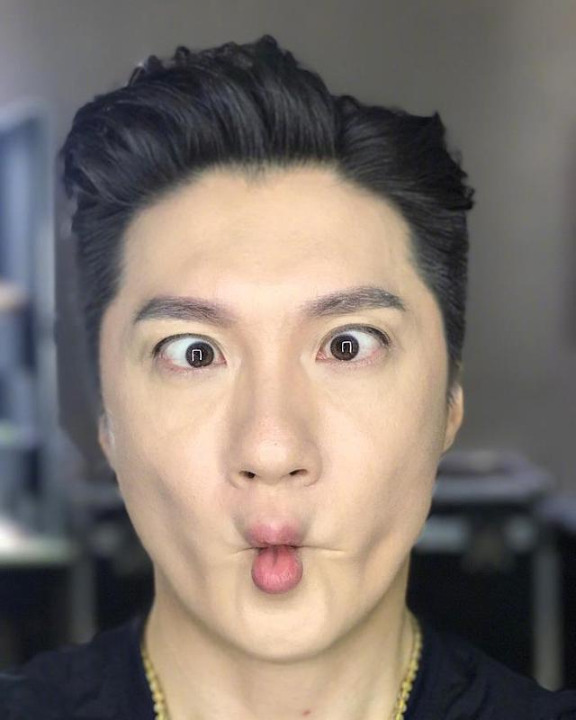 迟帅送生日福利,晒出搞怪九宫格照,噘嘴瞪眼男神形象碎了一地