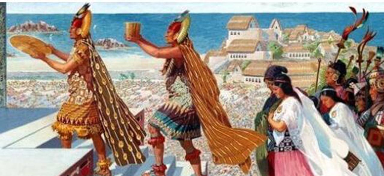 11月16日皮萨罗擒获印加帝国皇帝1532年169个西班牙人征服印加