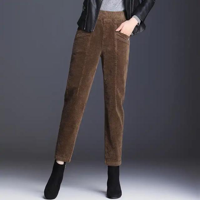 今年流行一女裤,叫锥形裤,秋冬季穿上,走路带风超有范