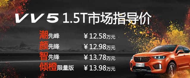 试驾WEY VV5 搭配双十佳动力总成1.5T+7速湿式双离合