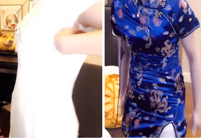 吃鸡一姐旗袍装大比拼:呆妹儿很有女人味,而她撑起所有一姐身材