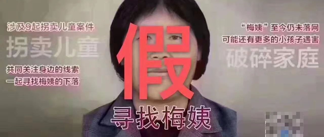 刷屏人贩子“梅姨”画像非警方发布 官方画像在这|嫌疑人_新浪新闻