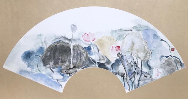 笔墨晕染,画面绚丽唯美,青年女画家陈放作品欣赏