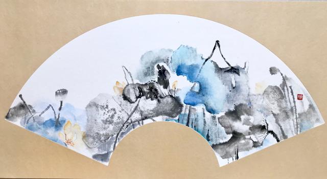 笔墨晕染,画面绚丽唯美,青年女画家陈放作品欣赏