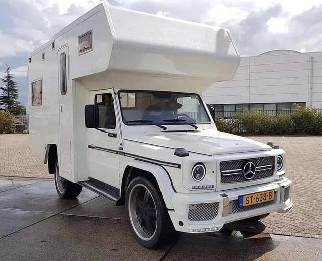 奔驰大g改房车?这才是开着大g去旅游!